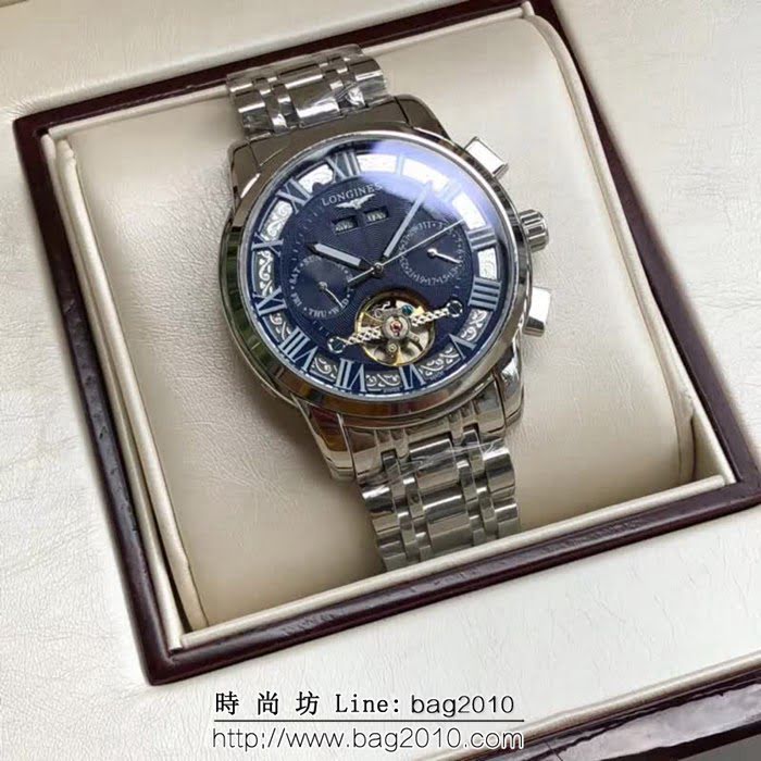 LONGINES浪琴 多功能新品 精品男士腕表 WSS0359